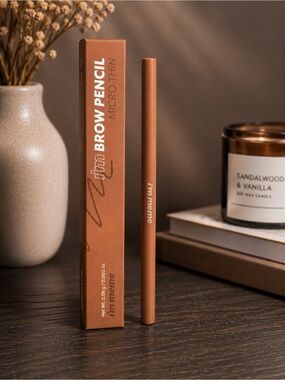 Micro Thin Brow Pencil — Natural  Brown